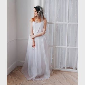 COPY - Ivory Juliette Cap Veil
